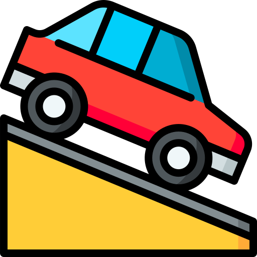 Downhill Special Lineal color icon