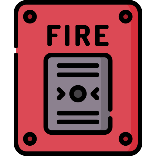 Fire alarm Special Lineal color icon