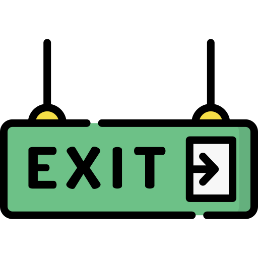 Exit Special Lineal color icon