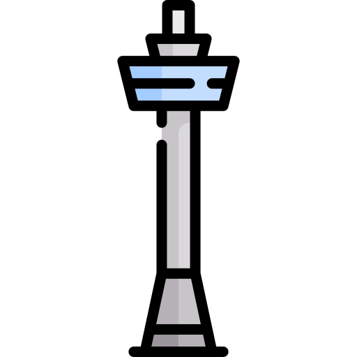 Control tower Special Lineal color icon
