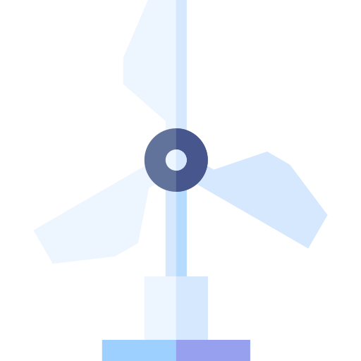 Wind energy Basic Straight Flat icon