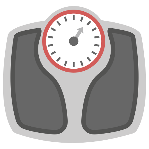 escala de peso Generic Flat icono