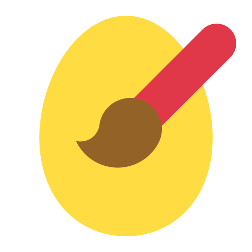 Раскрашивание яиц Generic Flat иконка