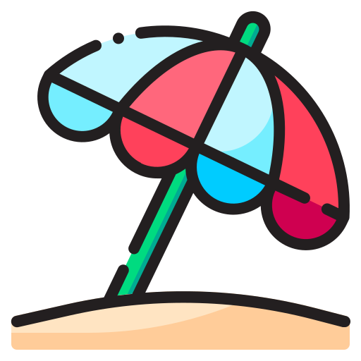 日傘 Generic Outline Color icon