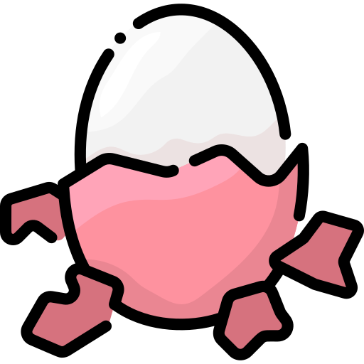 huevo de pascua Generic Outline Color icono