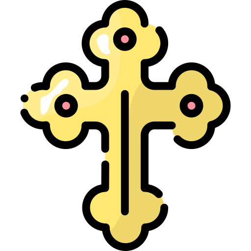 Cross Generic Outline Color icon