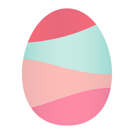 uovo di pasqua Generic Flat Gradient icona