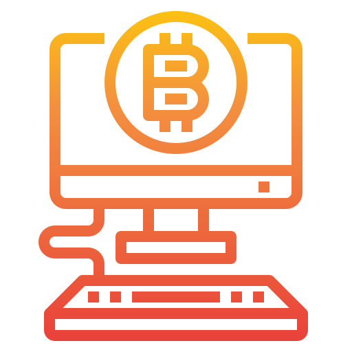 bitcoin itim2101 Gradient icono