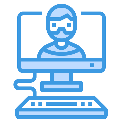 Hacker itim2101 Blue icon