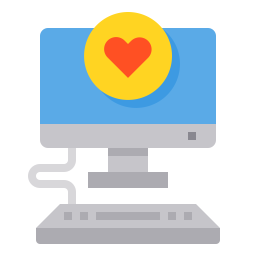 online-dating itim2101 Flat icon