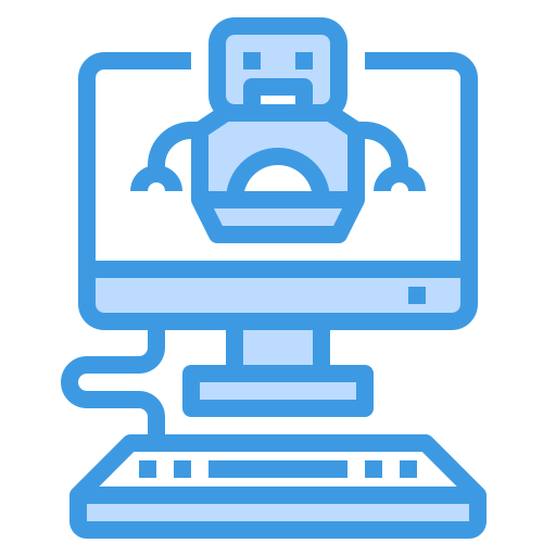 robot itim2101 Blue icono