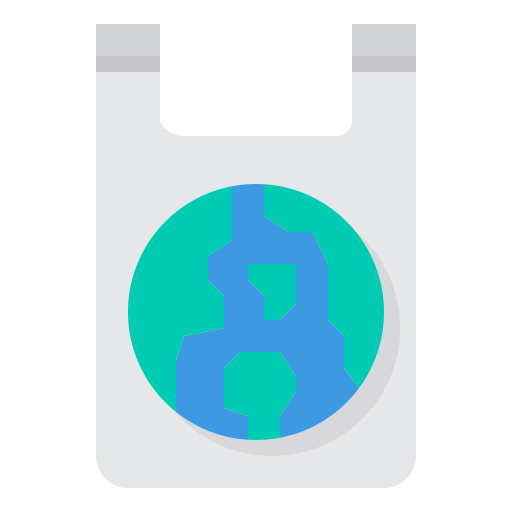 bolsa de plastico itim2101 Flat icono