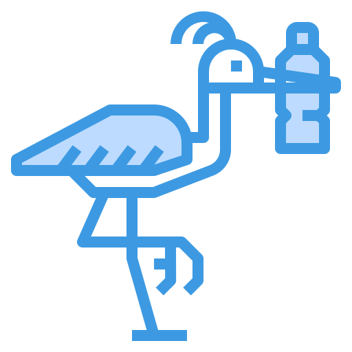 鳥 itim2101 Blue icon