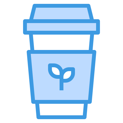 커피 컵 itim2101 Blue icon