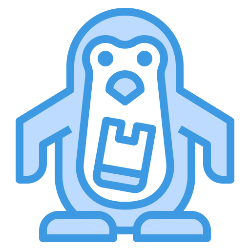 pinguïn itim2101 Blue icoon