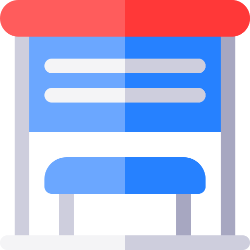 bushaltestelle Basic Rounded Flat icon