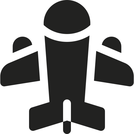 비행기 Basic Rounded Filled icon