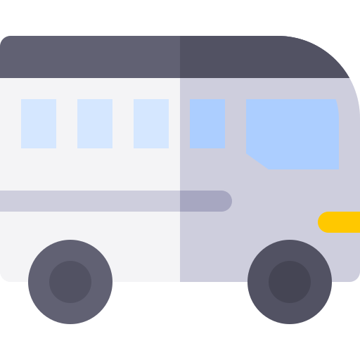 bus Basic Rounded Flat icon