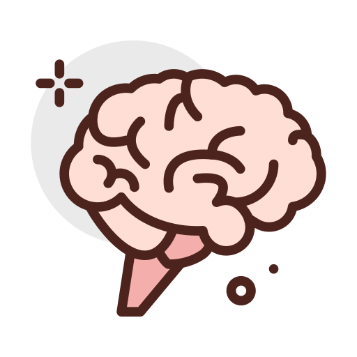 ludzki mózg Darius Dan Lineal Color ikona