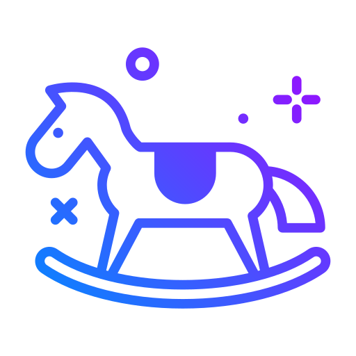 Horse toy Generic Gradient icon
