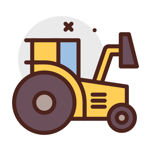 bulldozer Darius Dan Lineal Color icon