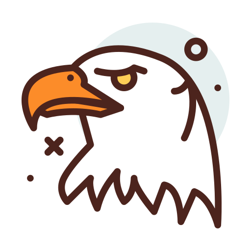 Águila Darius Dan Lineal Color icono