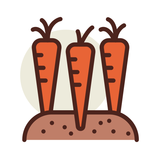 zanahorias Darius Dan Lineal Color icono