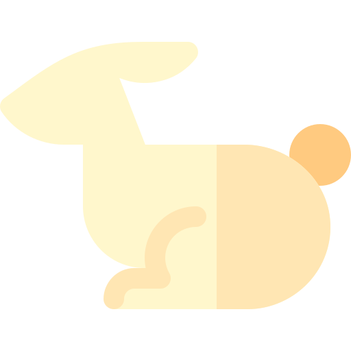królik Basic Rounded Flat ikona