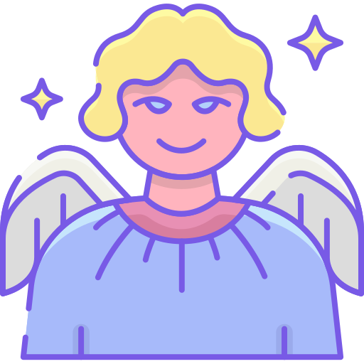 anioł Flaticons Lineal Color ikona