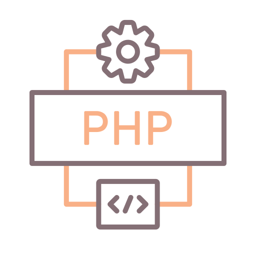 php-code Flaticons Lineal Color icon
