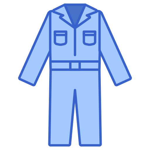 Coverall Flaticons Lineal Color icon