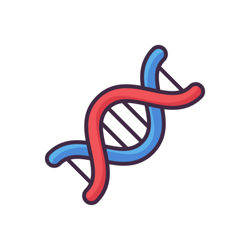 dna Flaticons Lineal Color icon