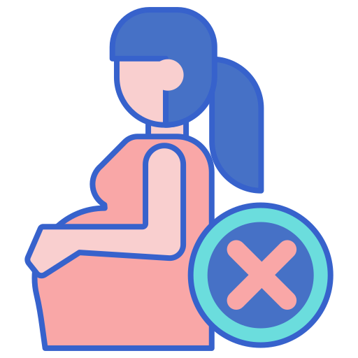 embarazada Flaticons Lineal Color icono