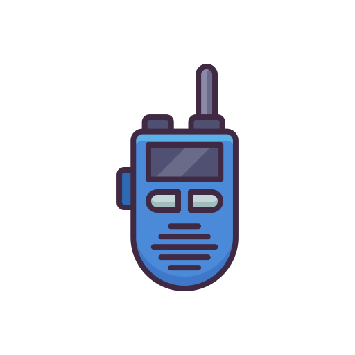walkie talkie Flaticons Lineal Color icono