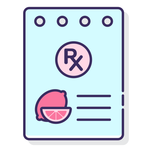 prescrizione Flaticons Lineal Color icona