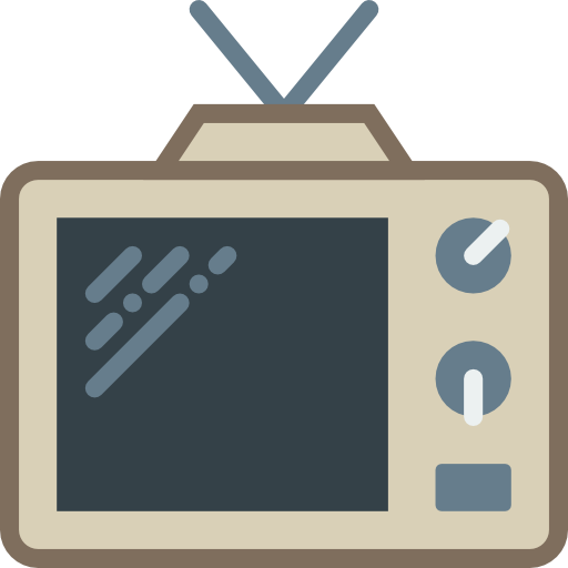 텔레비전 Basic Miscellany Flat icon