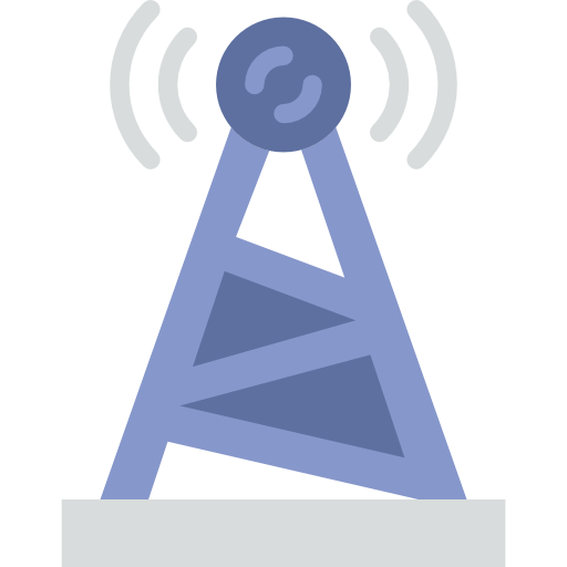 antena Basic Miscellany Flat ikona