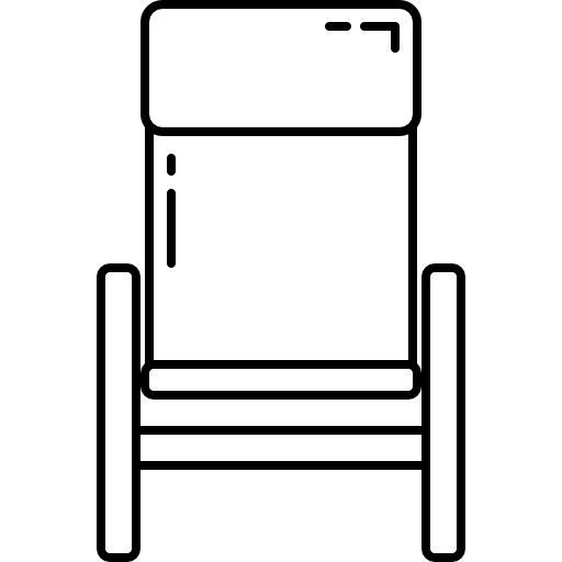 stoel Icons Responsive Line 128px icoon