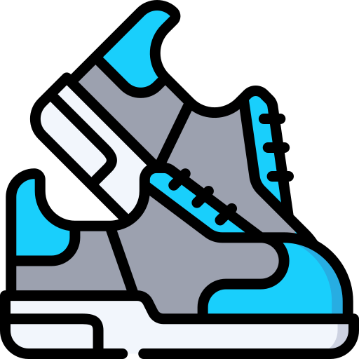 Running shoes Special Lineal color icon