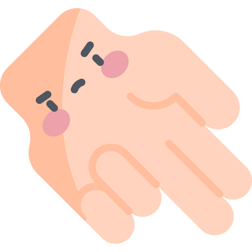 handzeichen Kawaii Flat icon