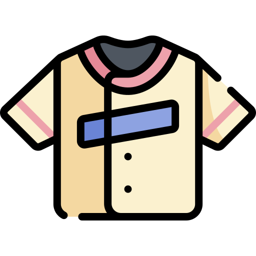 jersey Kawaii Lineal color icoon