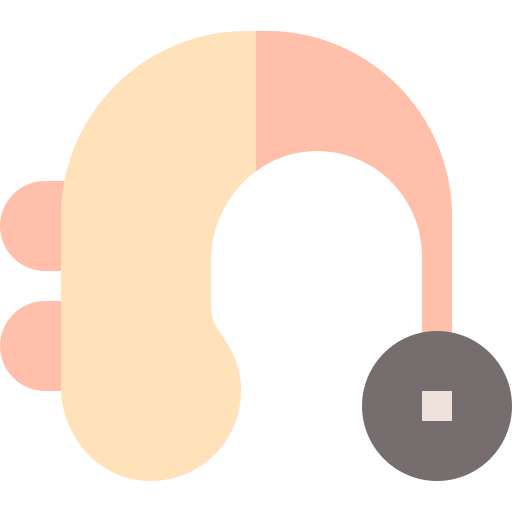 apparecchio acustico Basic Straight Flat icona