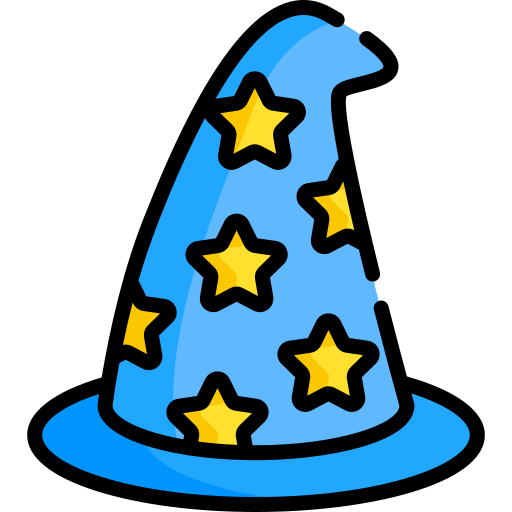 sombrero de mago Special Lineal color icono