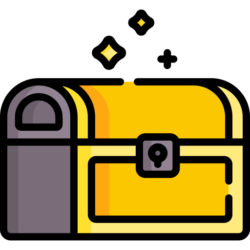 Treasure chest Special Lineal color icon