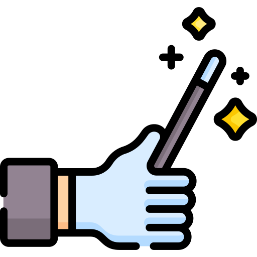 마법의 지팡이 Special Lineal color icon
