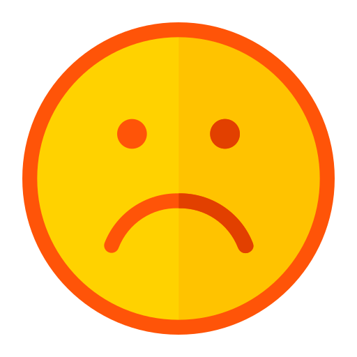 Unhappy Generic Outline Color icon