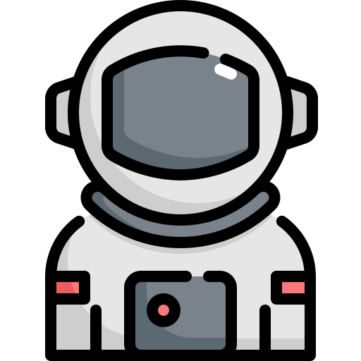 Spaceman Generic Outline Color icon