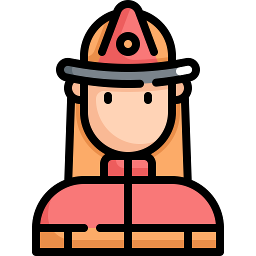 Пожарный Generic Outline Color иконка