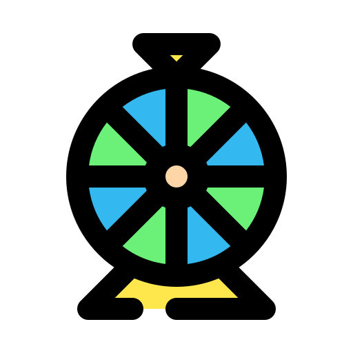 roulette Generic Outline Color Icône