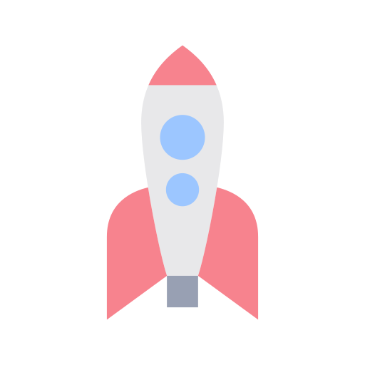 Ракетно-космический корабль Generic Flat иконка